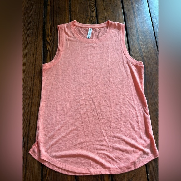 Athleta Tops - Athleta Linen Style Summer Tank Top Size Medium pink / orange